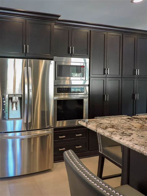 what color cabinets go with stainless steel|stainless steel kitchen cabinet colors.